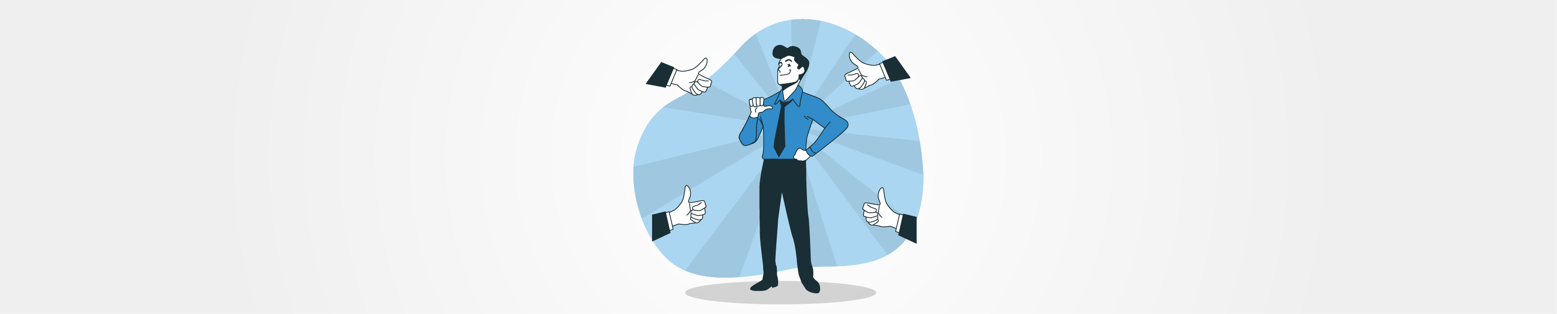 Illustration of an attractive employer