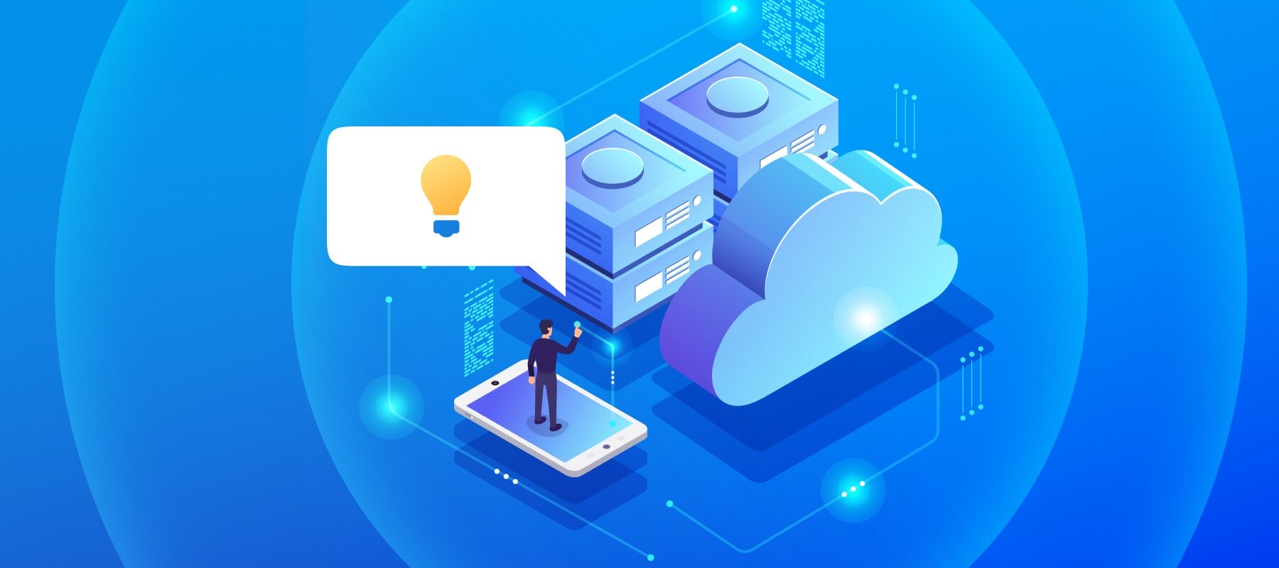Illustration cloud tips