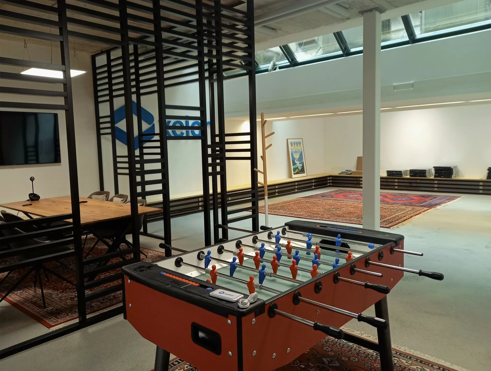 Football table in the Xelon office in zug