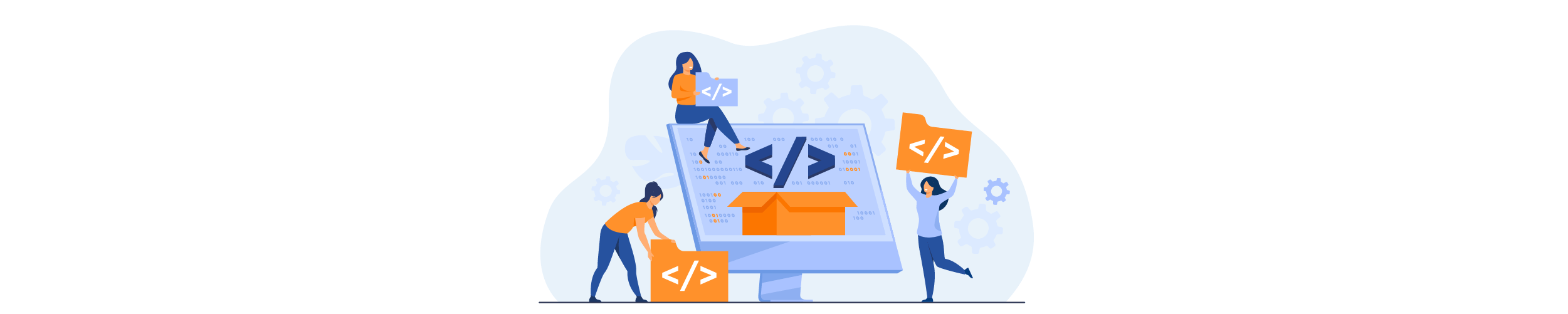 Illustration representing APIs