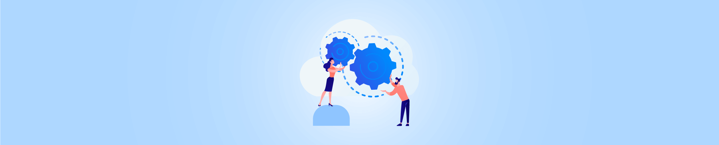 Illustration of improving efficiency for IT service providers through cloud services